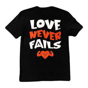 Christian apparel, love t-shirt, black, short sleeve fashion