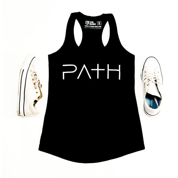 Women's PATH Fitted Tank - Black