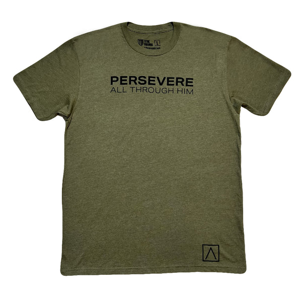 Persevere Tee - Military Green